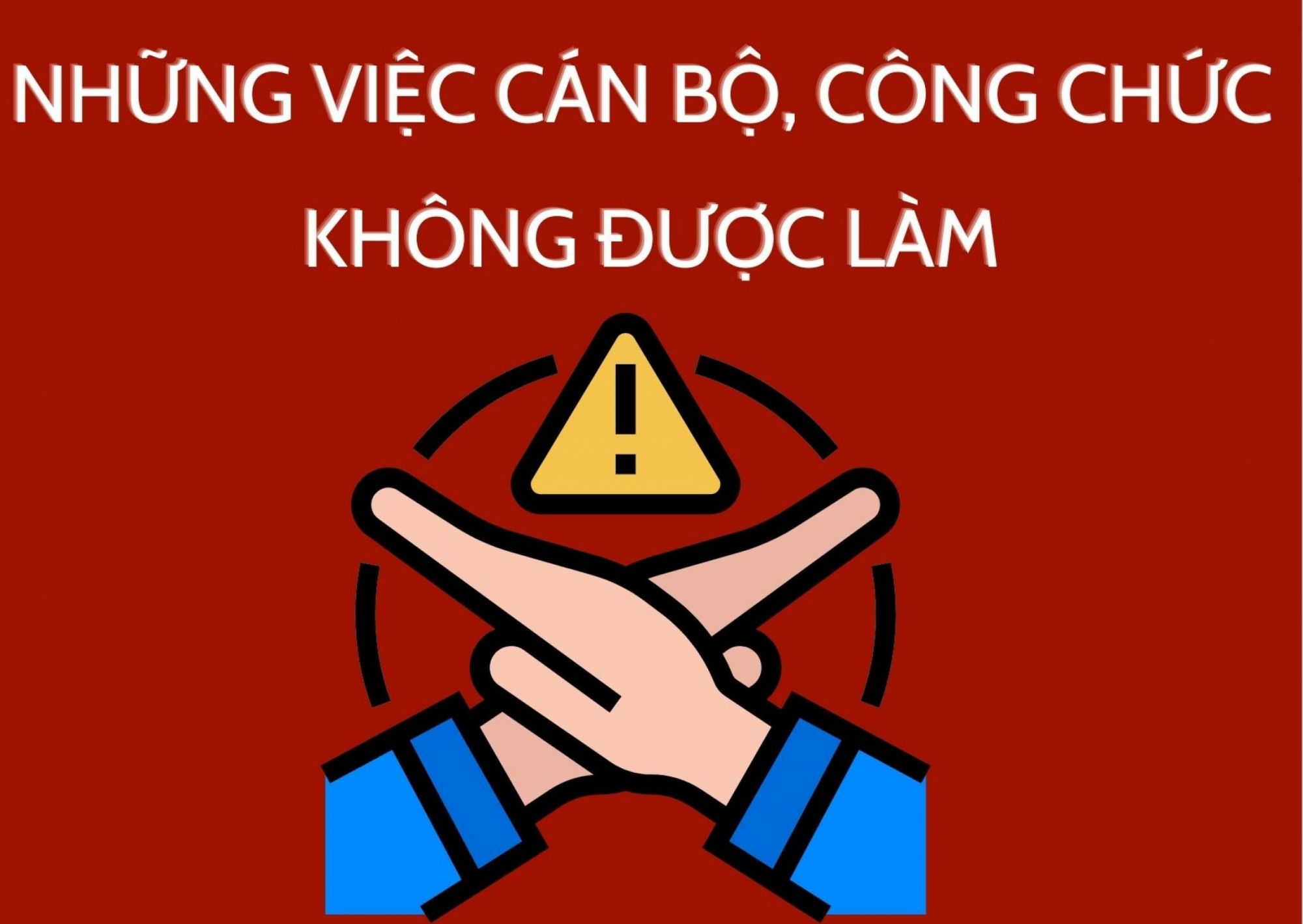 Những việc cán bộ, công chức không được làm