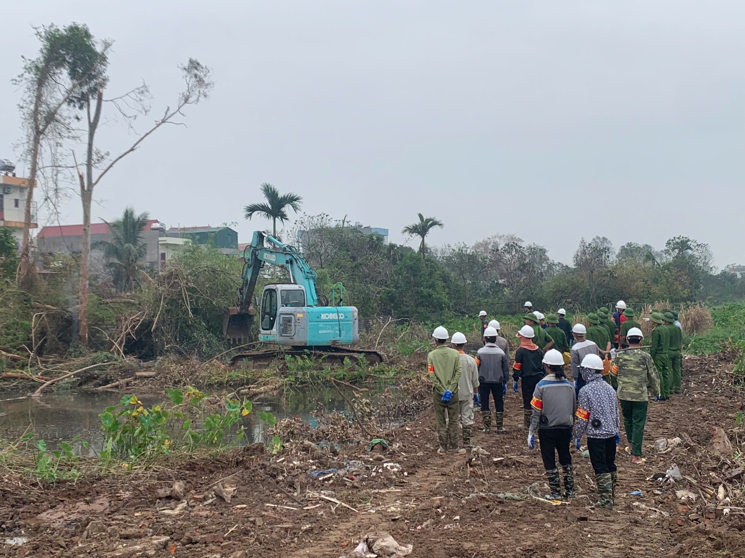 Hoàn thành cưỡng chế thu hồi đất 31 hộ dân thực hiện Dự án khu dân cư mới thị trấn Tứ Kỳ, huyện Tứ Kỳ, tỉnh Hải Dương
